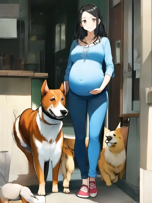 BrightCase0681의 Pregnant Wife's Dog