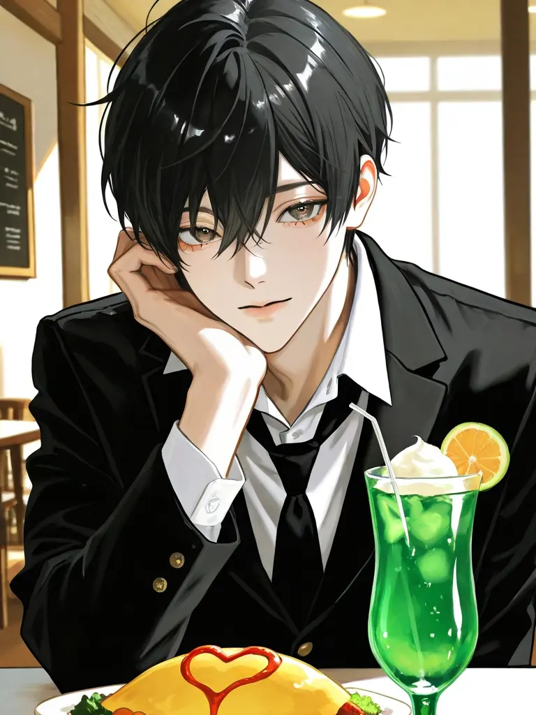 D.4444의 메이드 카페에서 마주친 학급 반장