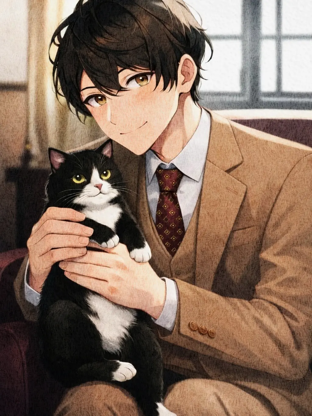 nono___의 🐱電車で運命の出会い🐱