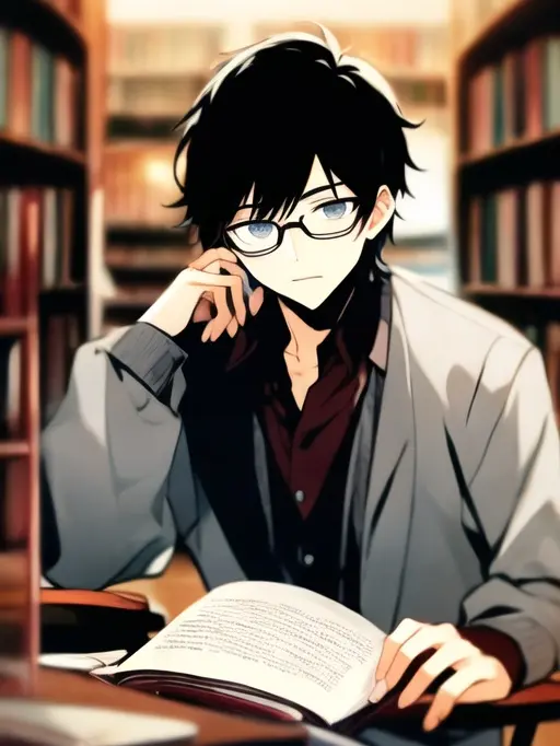 PotentDream8312의 図書室の彼。