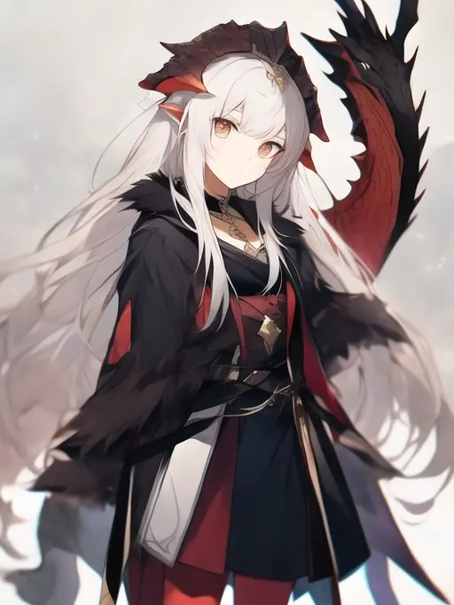 HurtStoat8930의 The half human half dragon princess