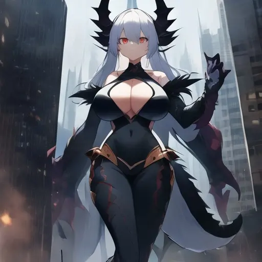 mattun의 巨大ドラゴン娘の蹂躙