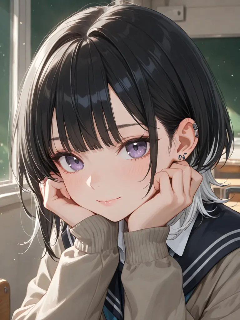 reri의 んー、見て？うちの生命線結構長い