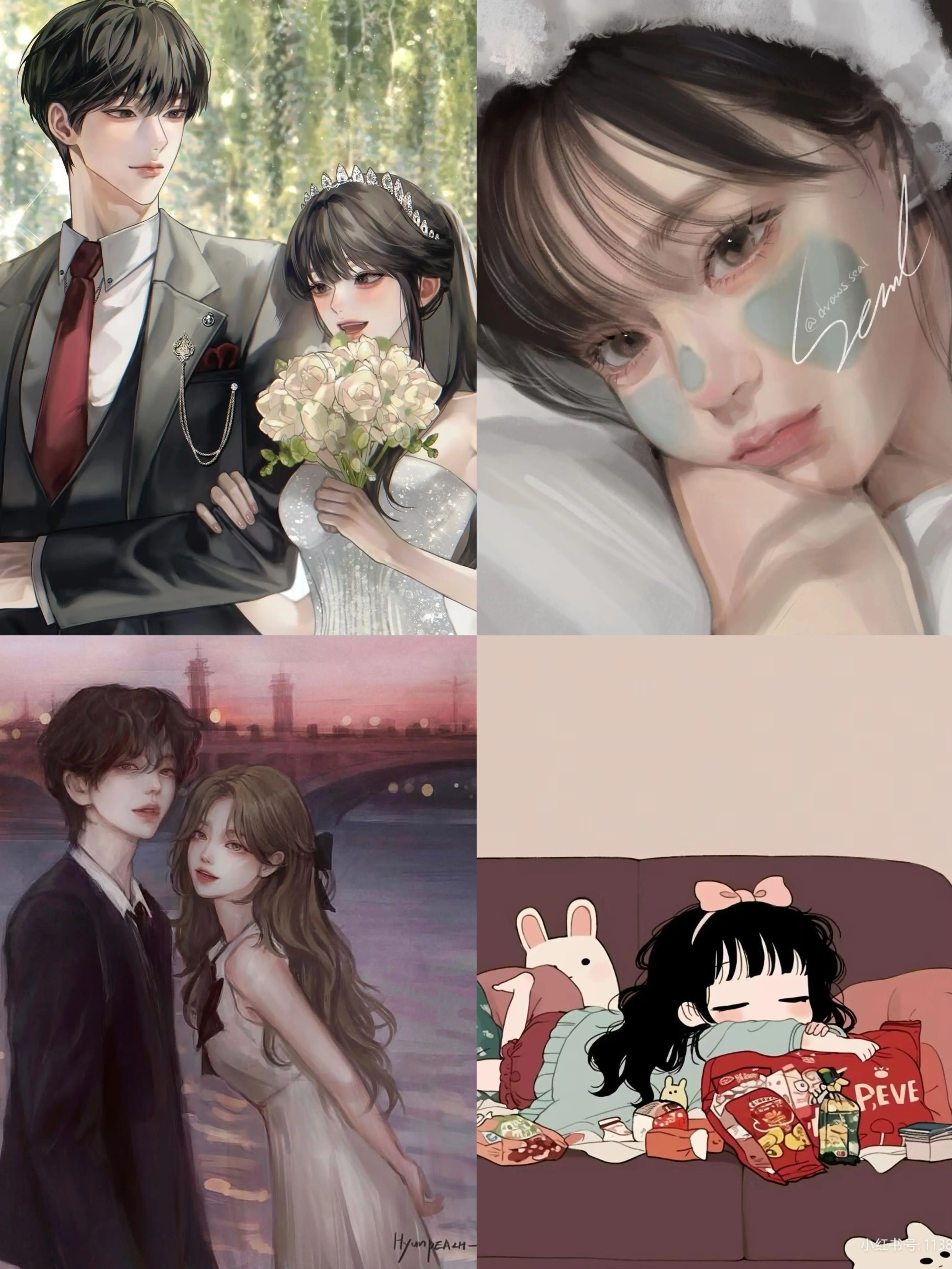 Tomatoes0401의 신혼 부부 사이에 피어난 모솔