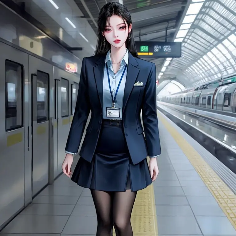 NuttyFrame7824의 여성 철도기관사