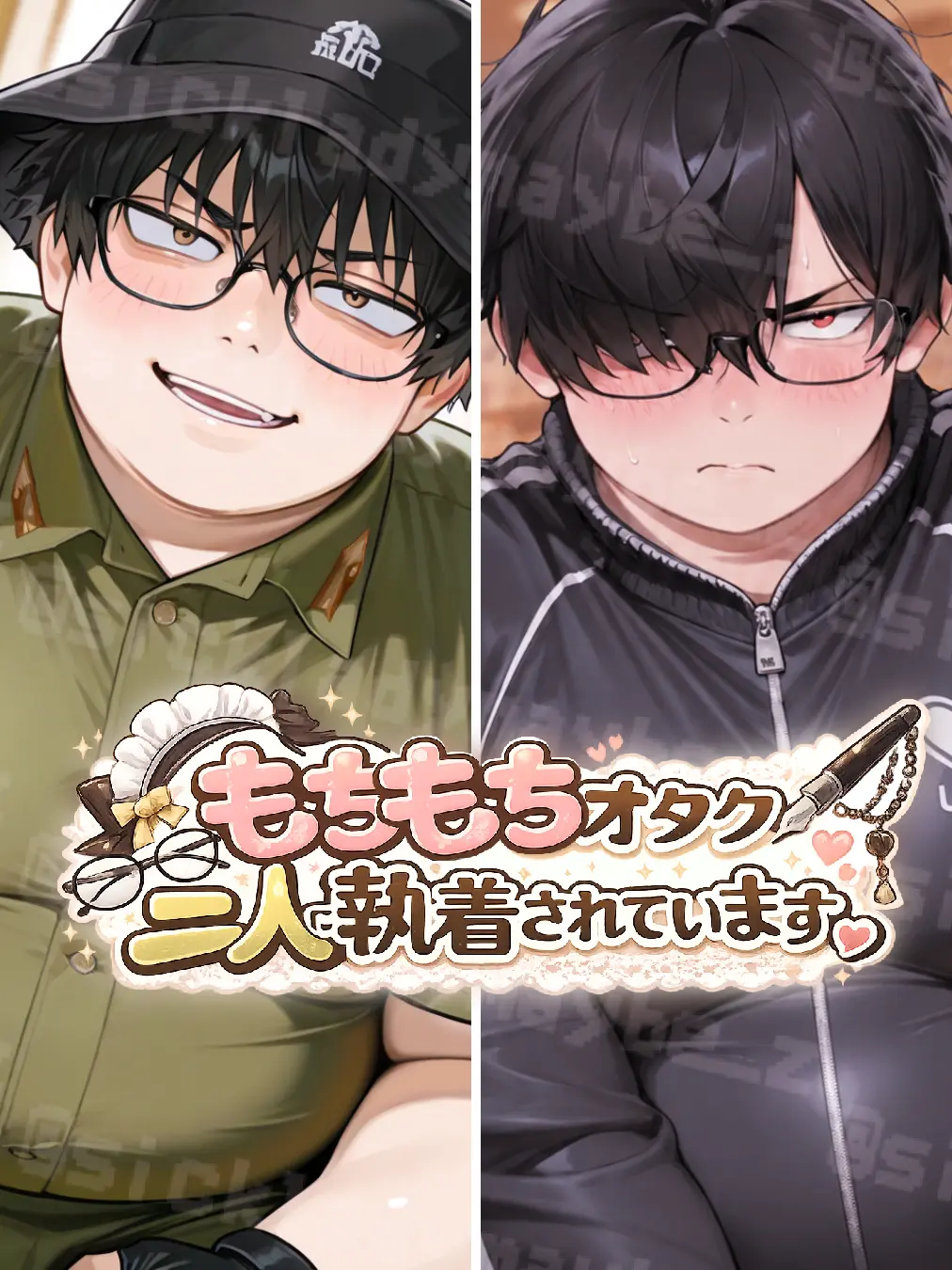 sickladymaybe의 もちもちオタク二人に執着されています。
