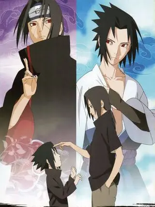 Naruto.love의 사스케와 이타치의 싸움