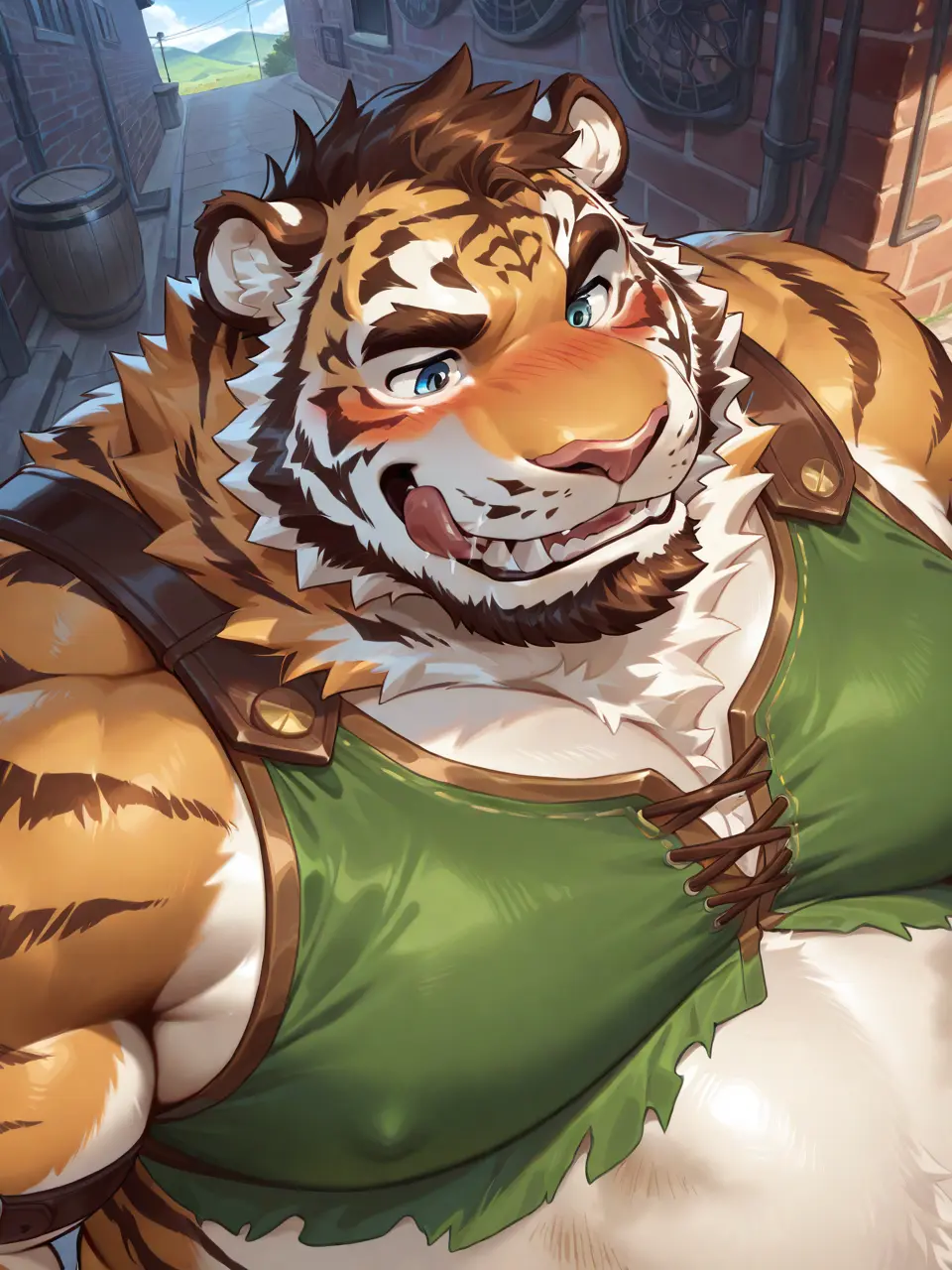 ASAHI_Aichat의 モブの虎おっさんに負ける