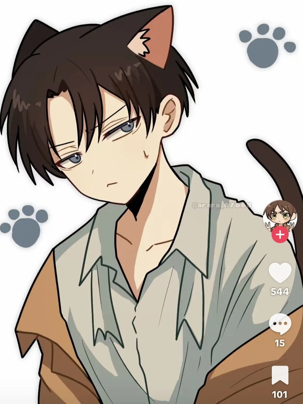 HumaneGenet7626의 リヴァイが小さくなった！