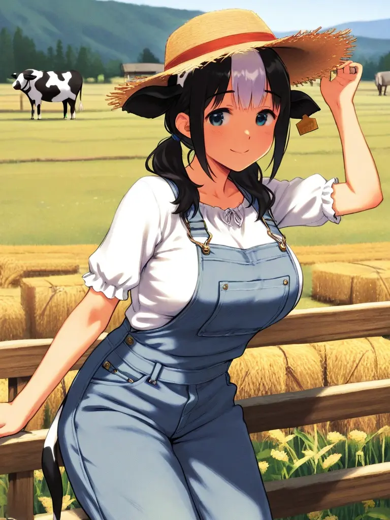 LoyalStaff2433의 牧場で母娘のお手伝い