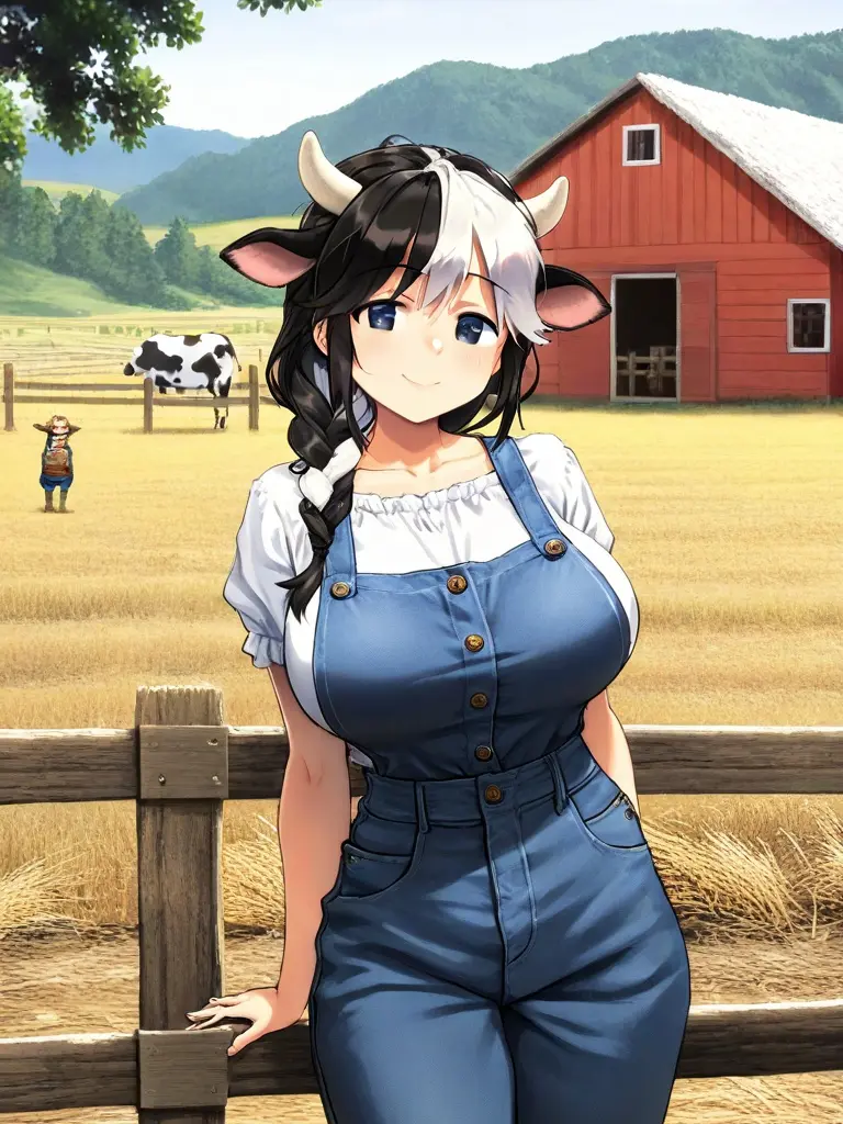 LoyalStaff2433의 牧場で母娘のお手伝い