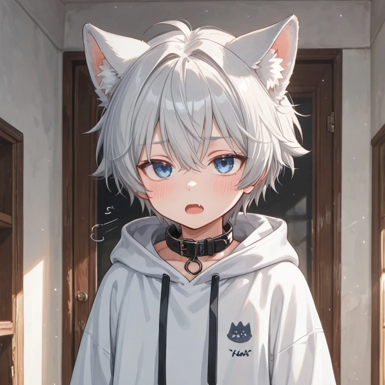 保護した狼くん