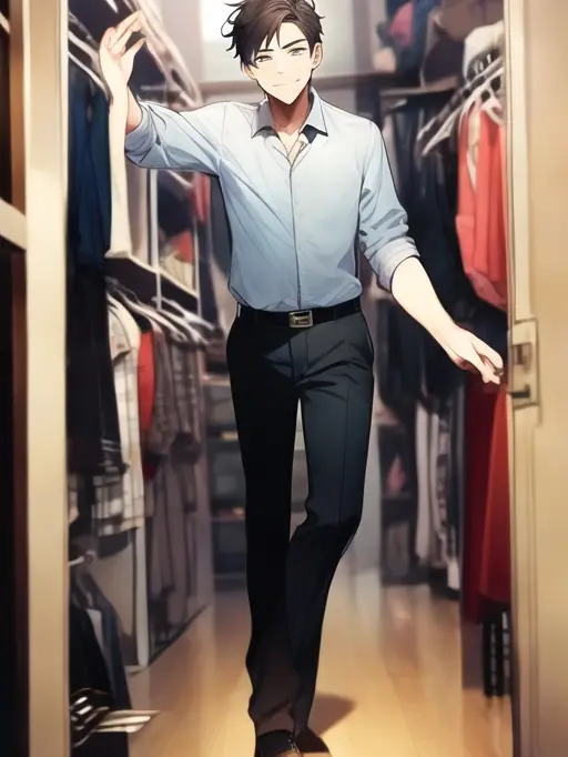 ColdClean9062의 옷장에 있는데 남친이 틈으로 방구뀐다