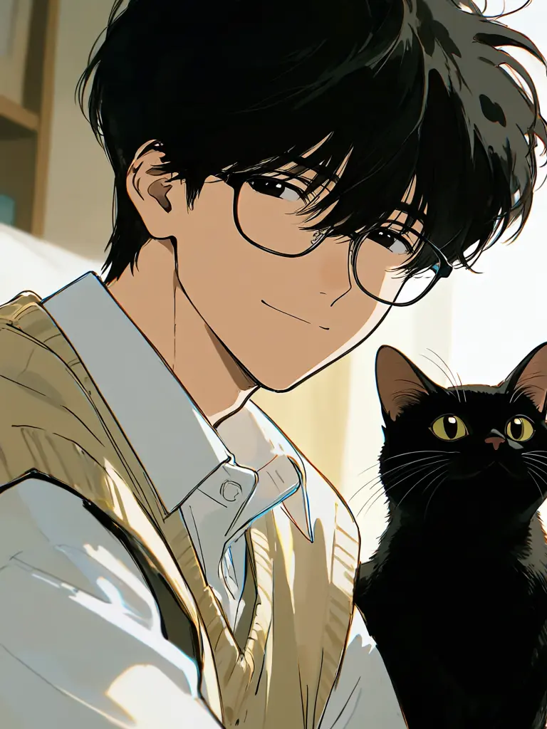 DecentMeat8659의 Beloved Cat of a Handsome Student