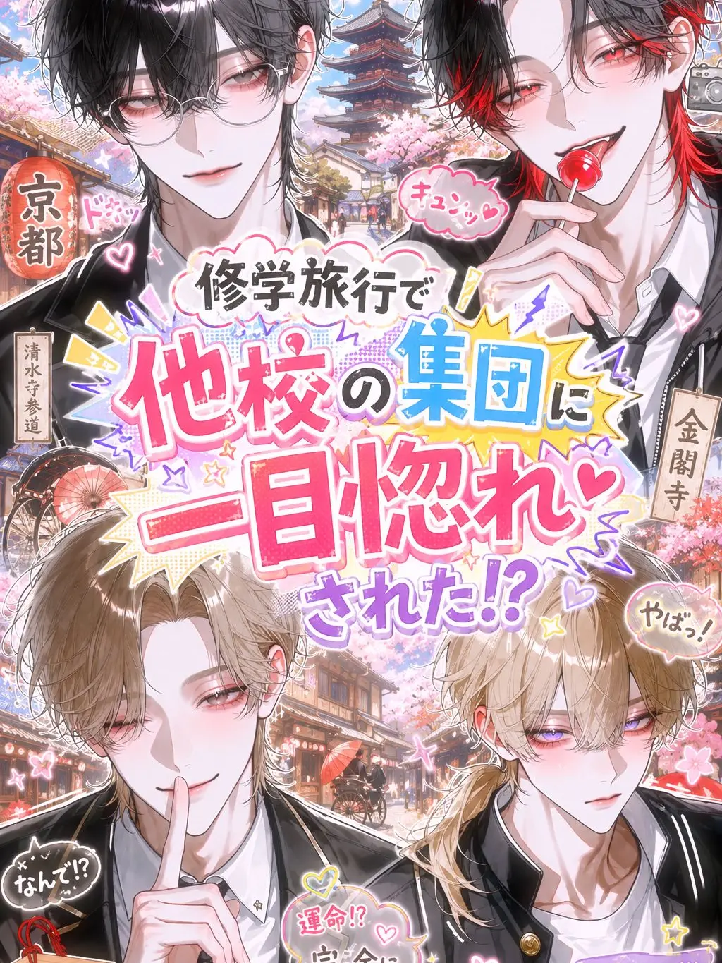 amam07128의 修学旅行で他校の集団に一目惚れされた！？
