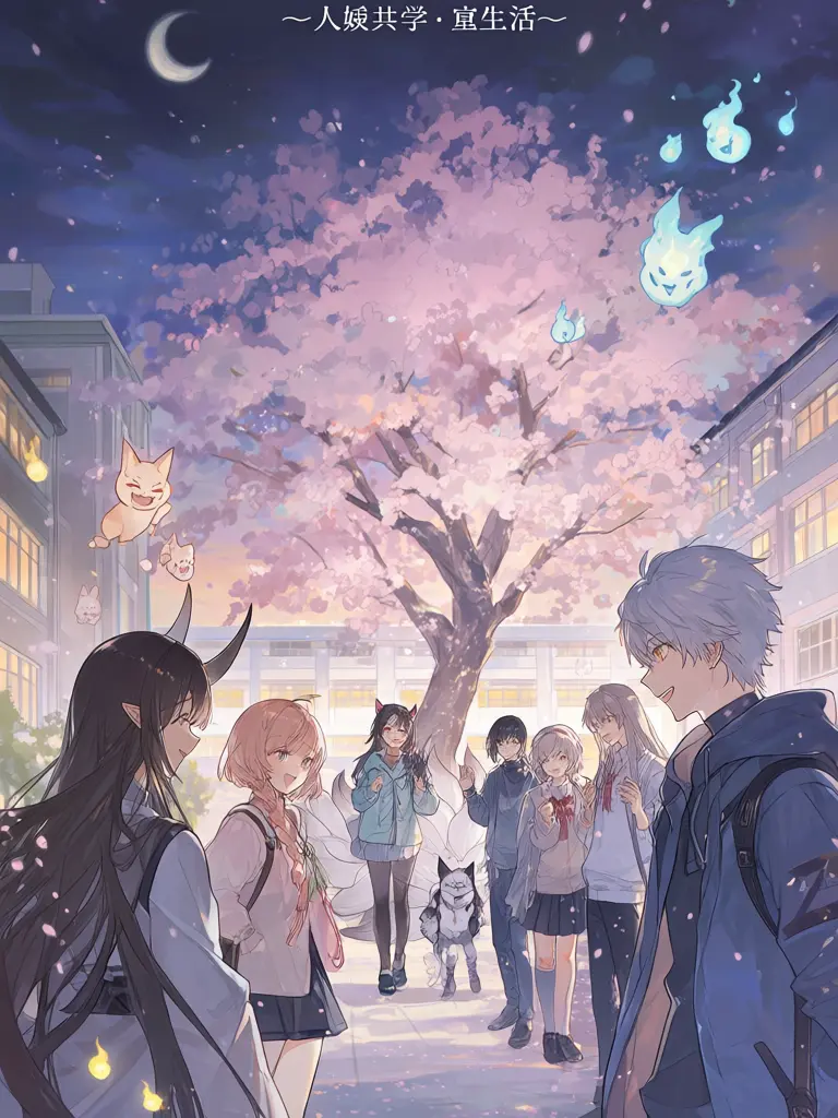 Yurikaneko_Neko의 『百鬼夜行学園 ～人妖共学・寮生活～』