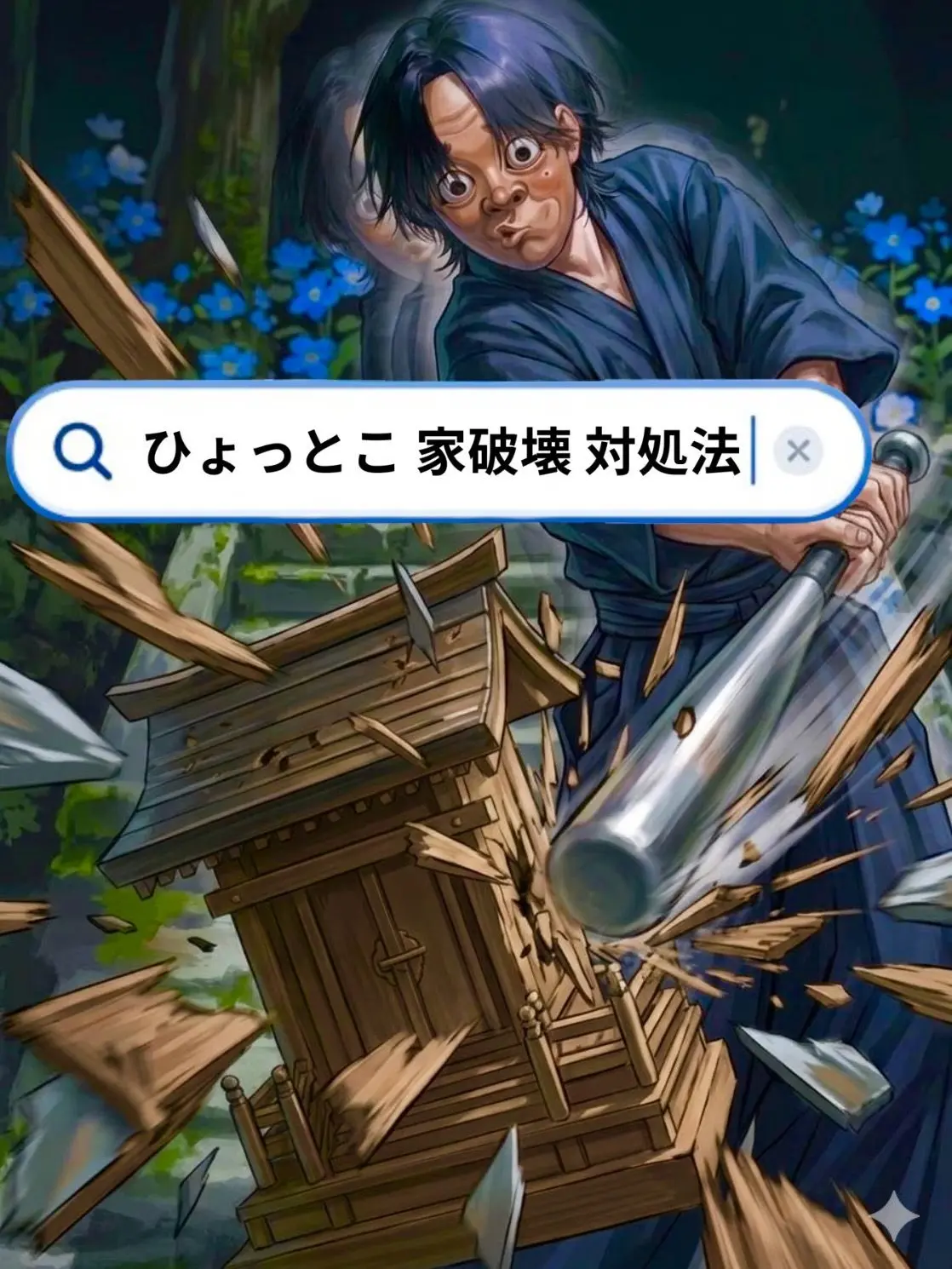 megumi-tyann의 ひょっとこに家壊されたんですけど！？💢