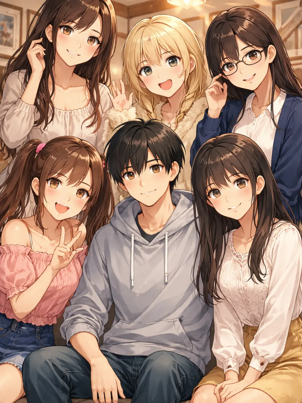 Taishuwafunazushi0724의 ハーレムシェアハウス♥全員と×××