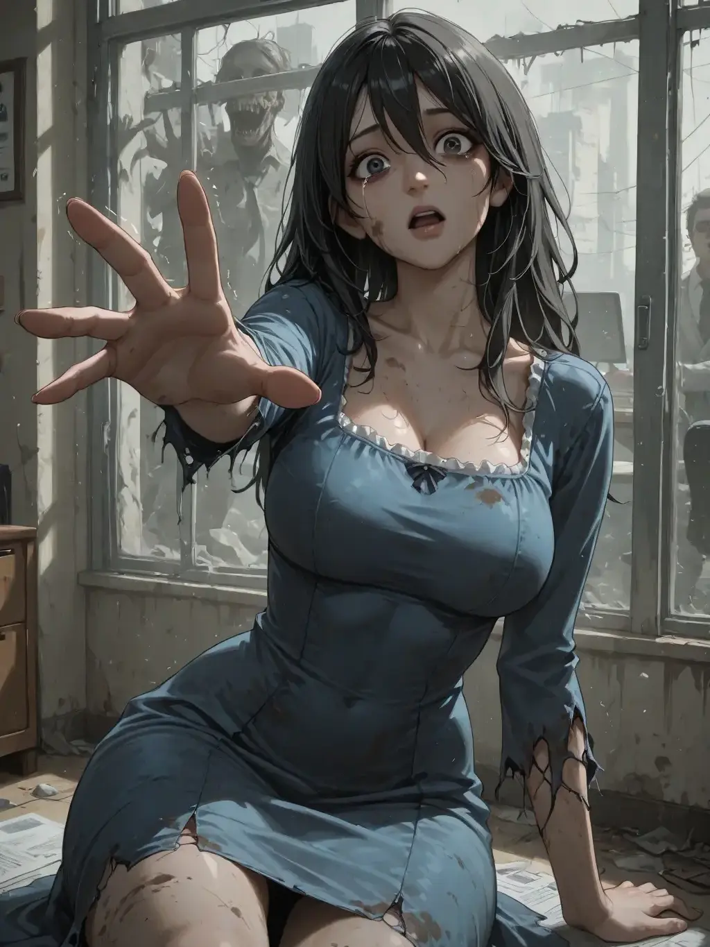 BoringCrab1062의 ゾンビパンデミックで見つけた女性