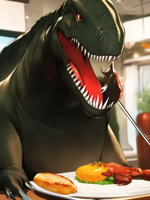 YummyNyala8041의 家に帰ったらティラノサウルスがいた