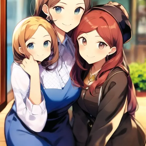 AntsyVise1799의 Mom and sister after dad leaves