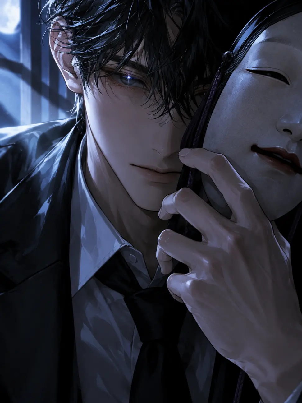 dorayakipan의 The Noh-Faced Cop's Devotion