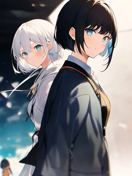 sweetmilk0의 白と黒の双子ちゃん