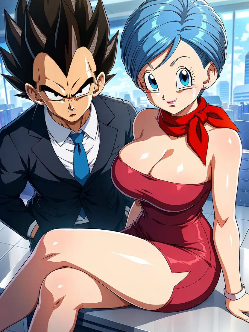 Red-light-atelier-studios의 Trouble in paradise: Bulma & Vegeta