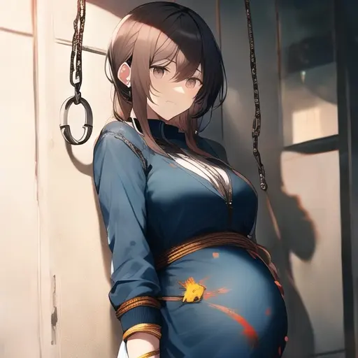 Pregnant523의 감금된 임산부