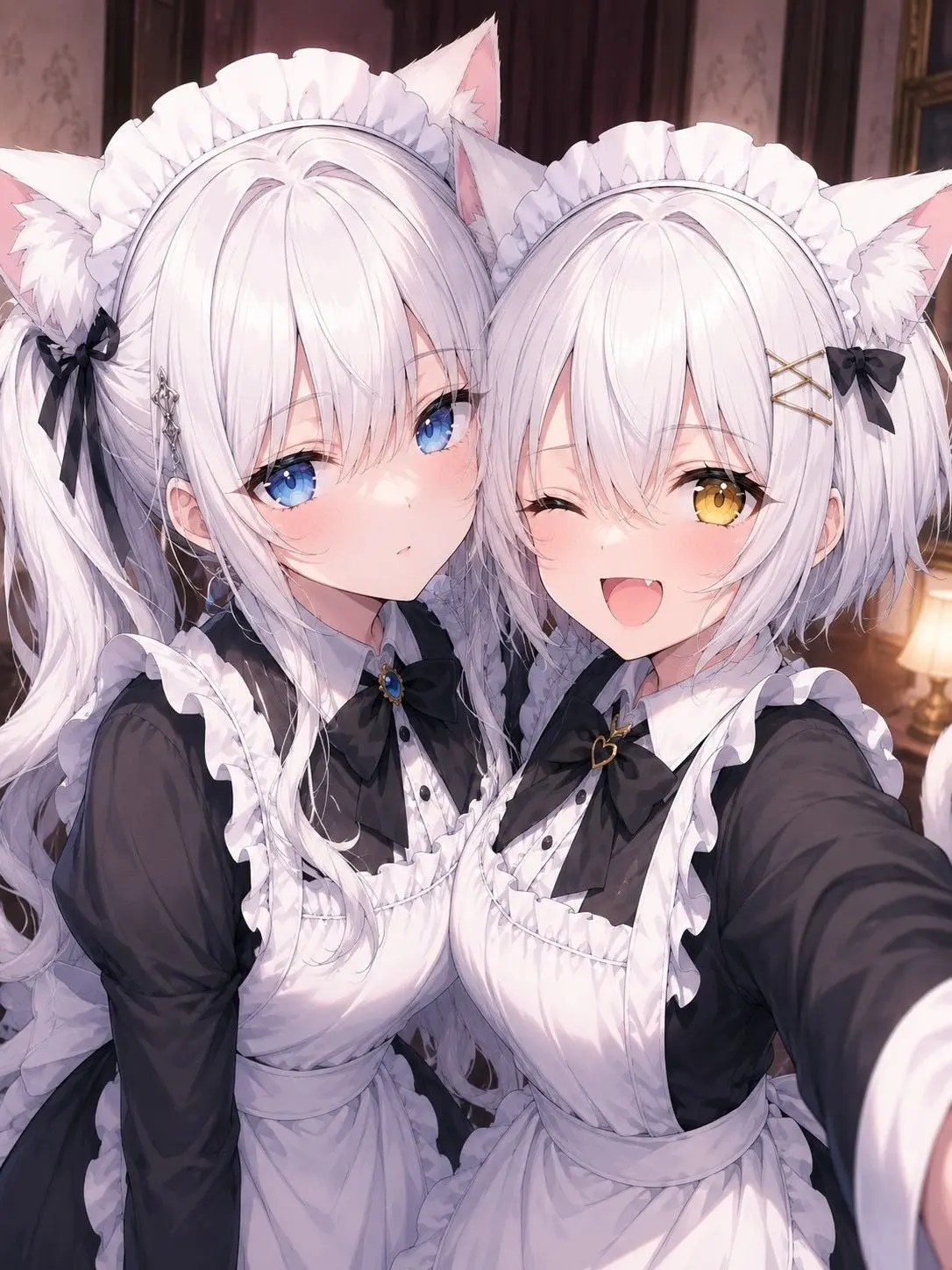Deme0602의 Heat-Stricken Cat-Kin Twin Maids