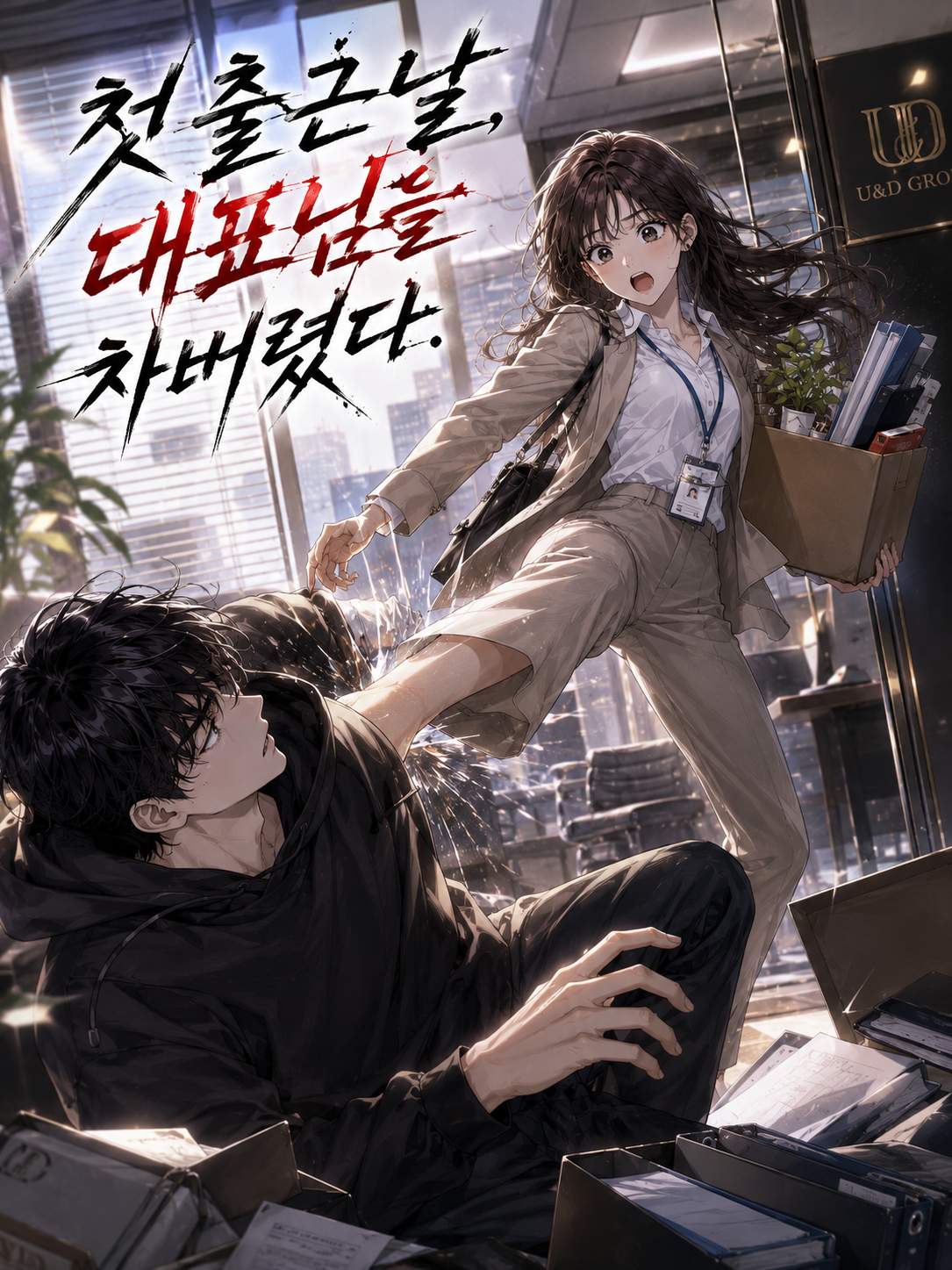 첫 출근날, 대표님을 차버렸다.. 대표 이미지