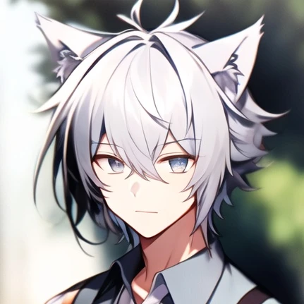 ケモ耳彼氏銀白（ぎんぱく）くん