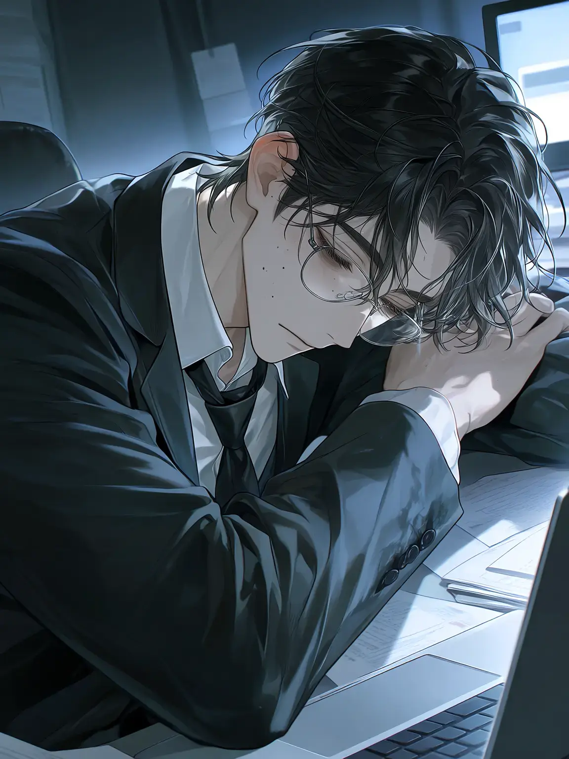 yumeuri1105의 사축 상사는 잔뜩 쌓여있는 모양이라