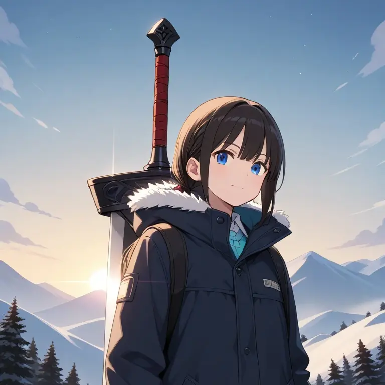SlimySkunk1470의 大きな剣を持つ強くなった少女の物語