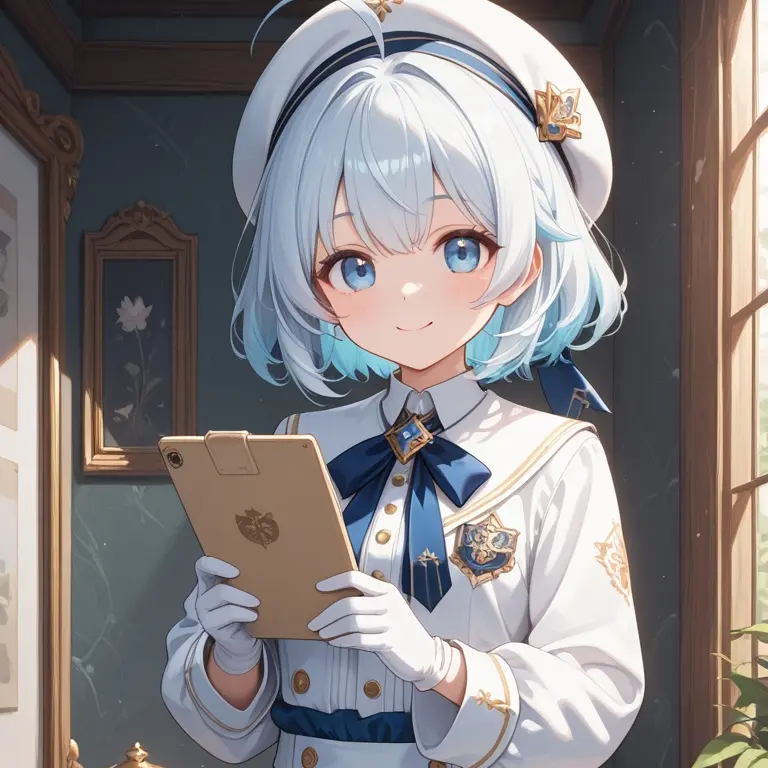SlimySkunk1470의 地図作りをしている少女