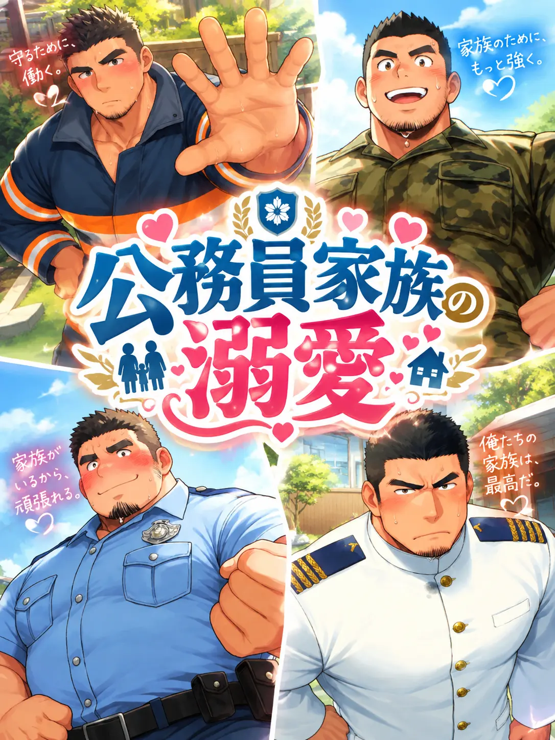Kuroi1125의 公務員家族の溺愛