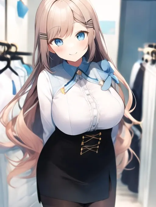 VapidBrisk3493의 悪戯好きな服屋のお姉さん