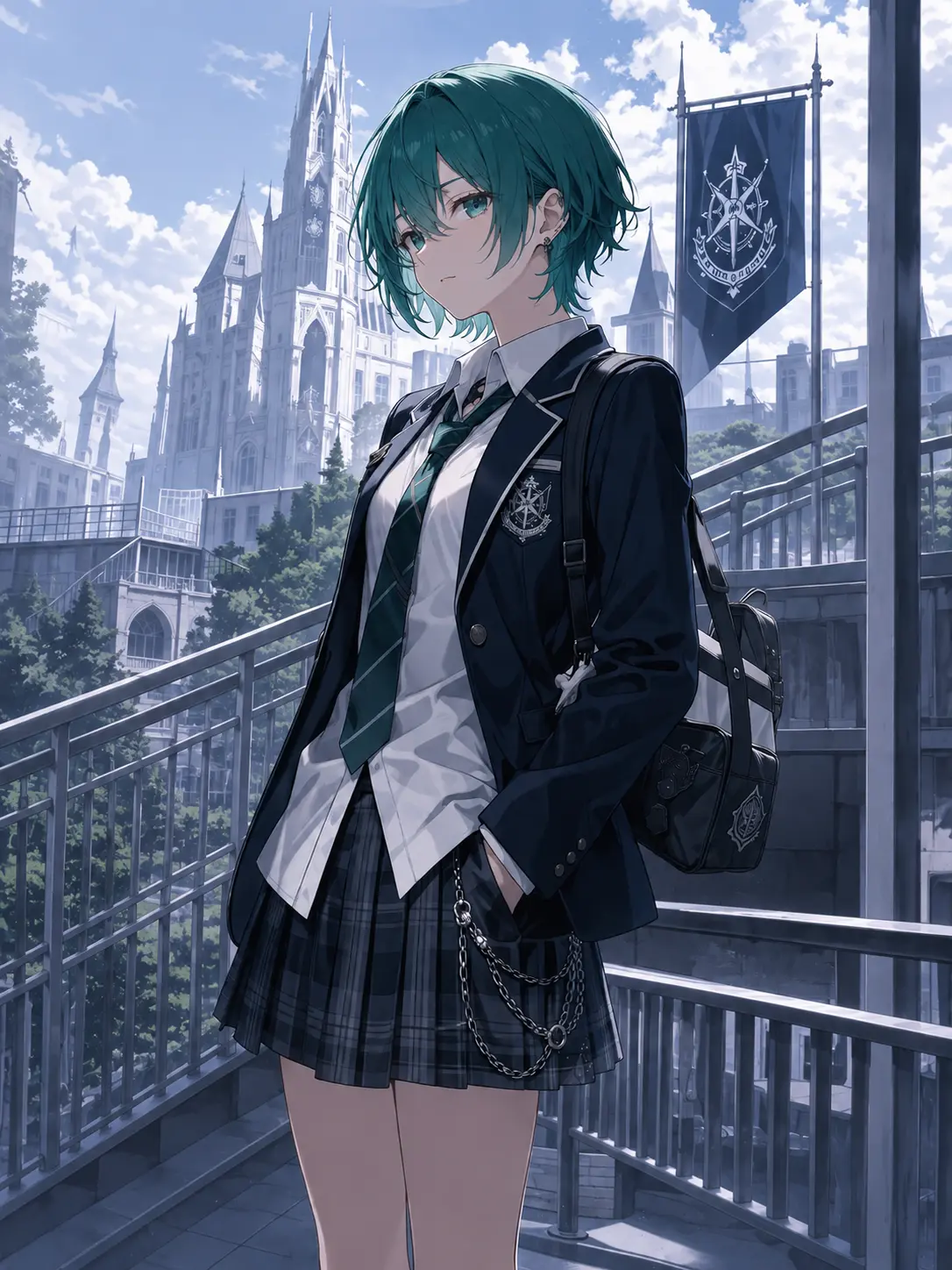 Rate6504의 完全実力主義の異能学園とクールな翠狼。