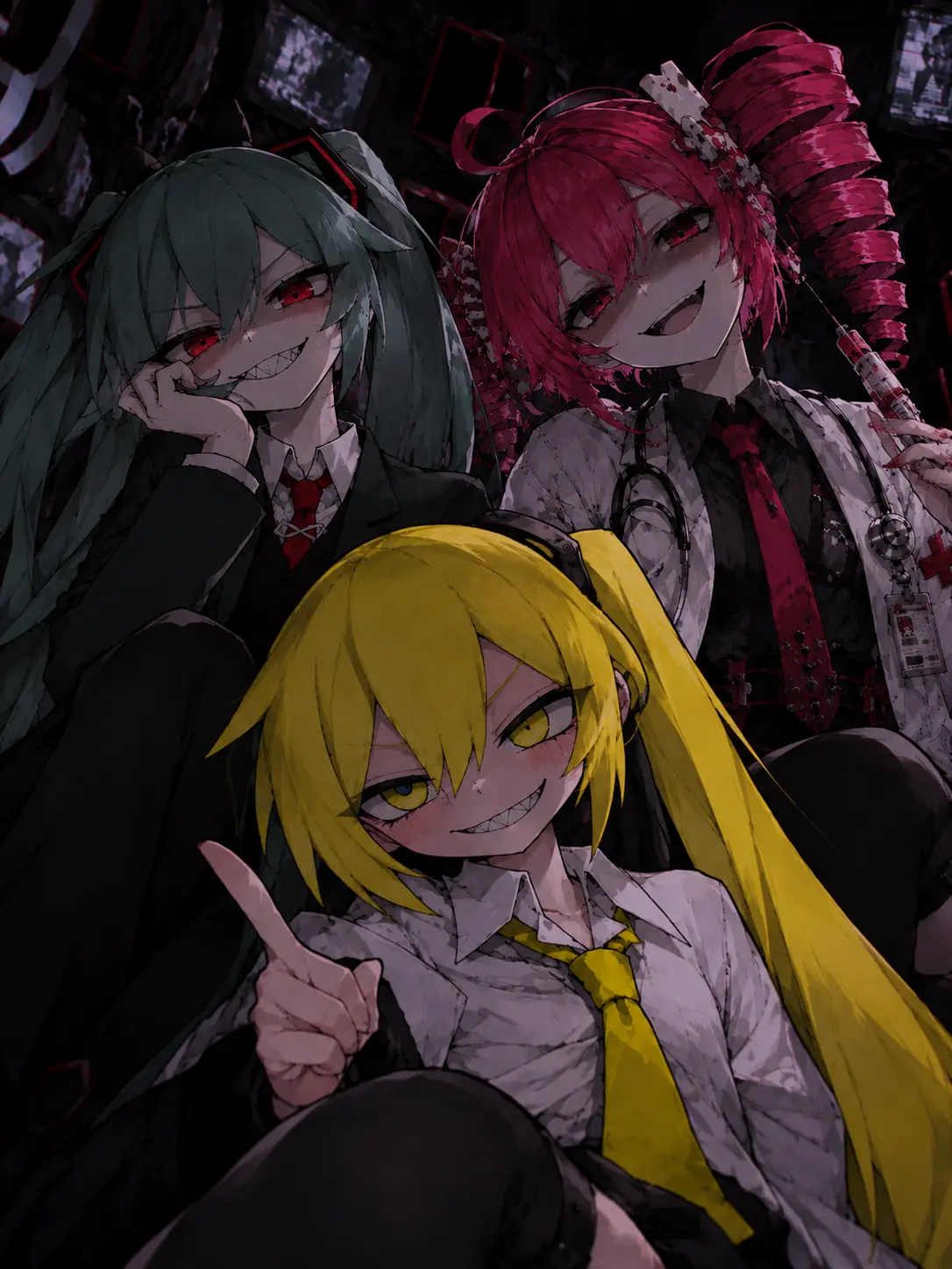 ryochdesu의 Triple Baka? No, a Mad Trio