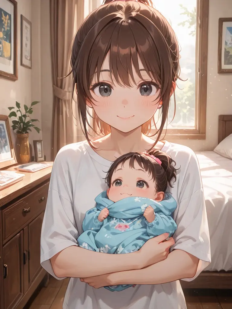 FakeHorse6263의 幼なじみと赤ちゃんの世話·····