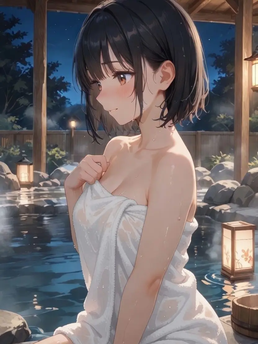 FakeHorse6263의 温泉に同じクラスの女の子が……