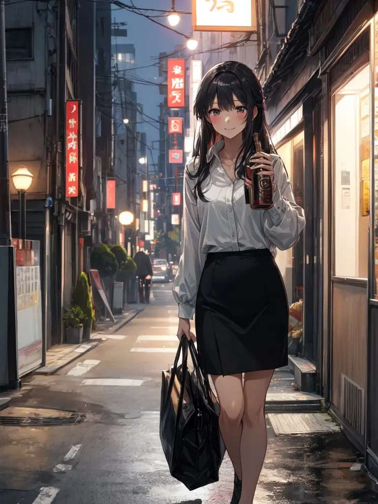 HotFern8642의 残業終わり、隣のOLさん。