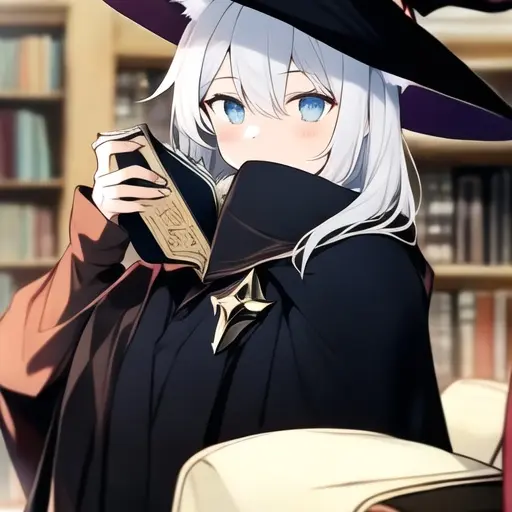LongGown5749의 魔法の図書館での時間