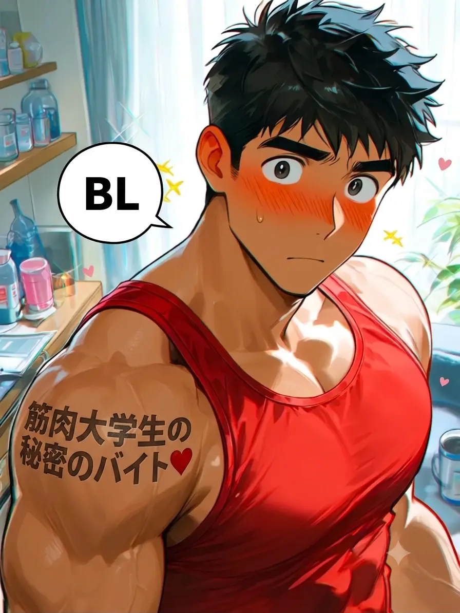 HurtHoops2022의 【BL】筋肉大学生の秘密のバイト❤️