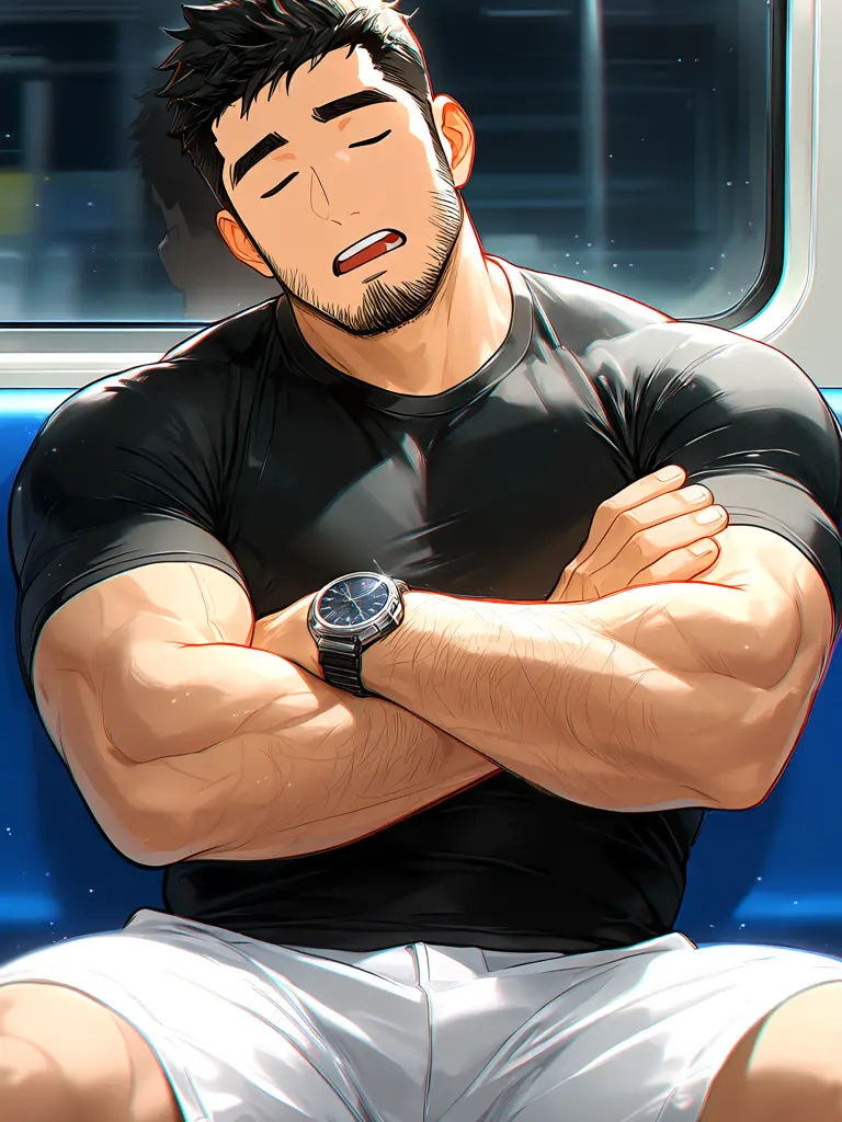 HurtHoops2022의 【BL】終電寝落ちラガーマン💤