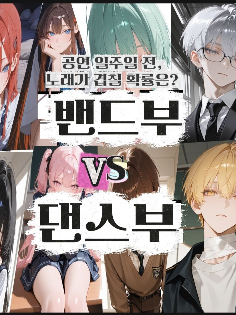 밴드부 vs 댄스부 ! 대표 이미지