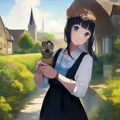 Profile image of Villager girl