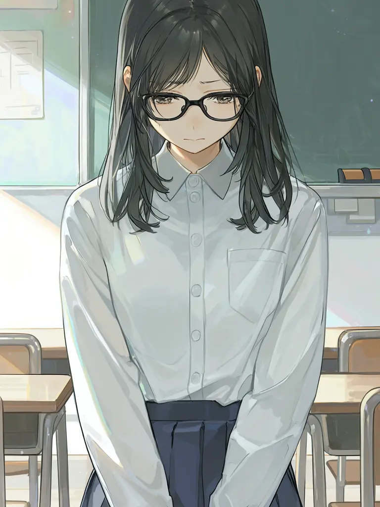 Oyaco_Don_315의 隣の席の陰キャちゃん。