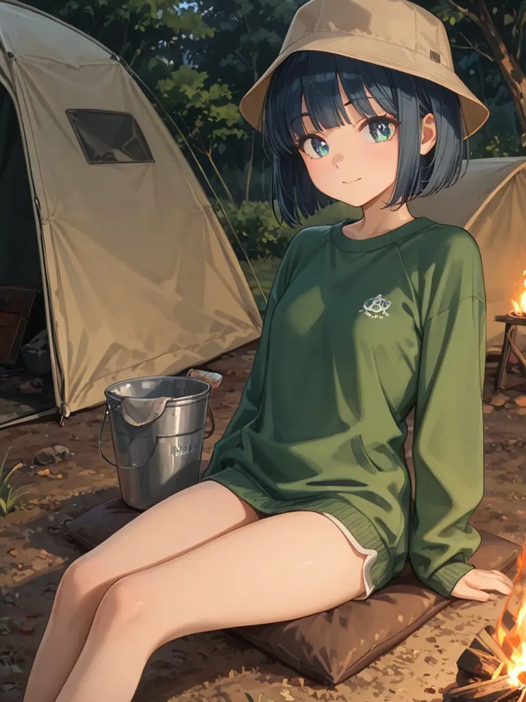 SanmaOsakana의 ソロキャンプの西川さん