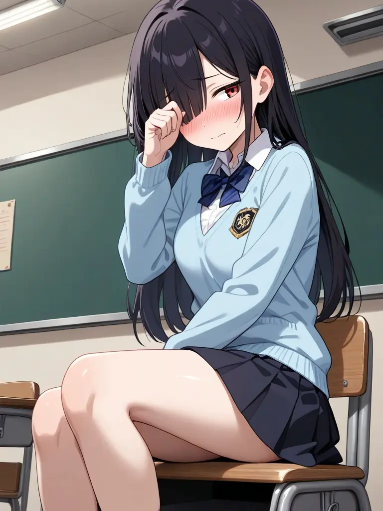 SadSugar2628의 転校すると、隣の席には陰キャ女子が。